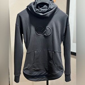 CALIA by Carrie Underwood Black Cowl Neck Hoodie Small